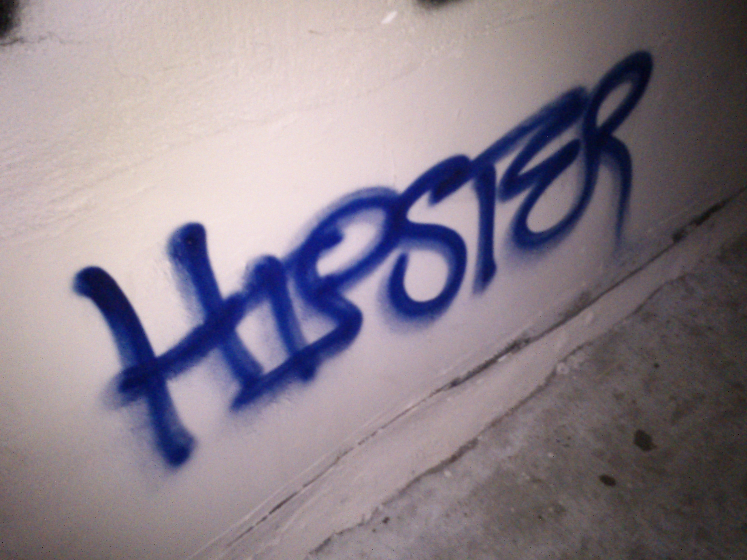 Hipsters graffiti